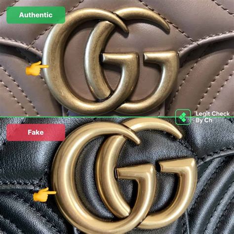 gucci marmont fake or real|gucci marmont bag counterfeit.